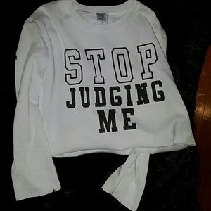 Crop Top Sweatshirt